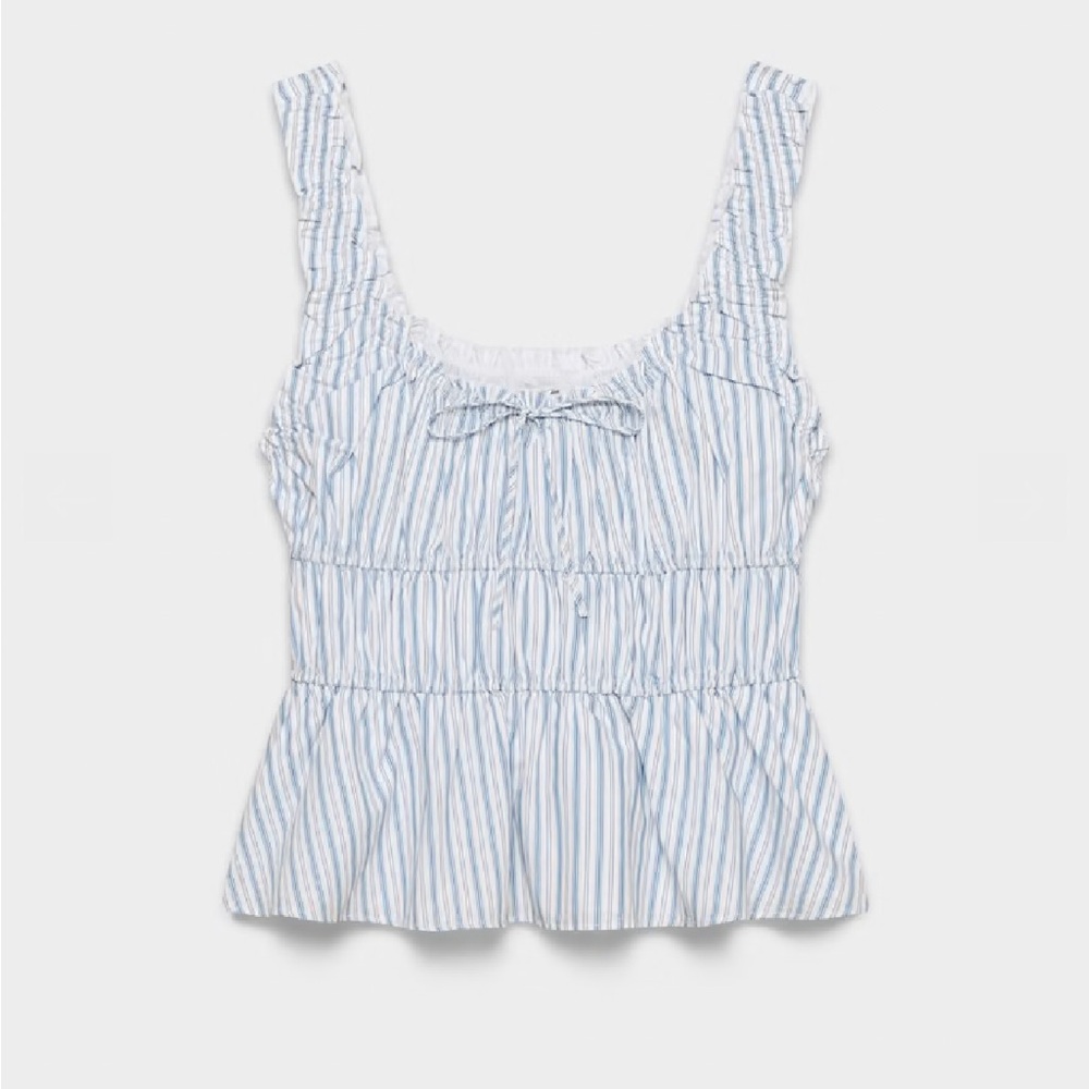 SUNDAY BEST Helena Poplin Top S